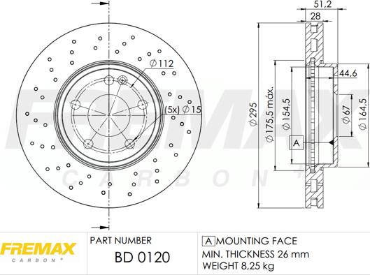 FREMAX BD-0120 - Тормозной диск autosila-amz.com