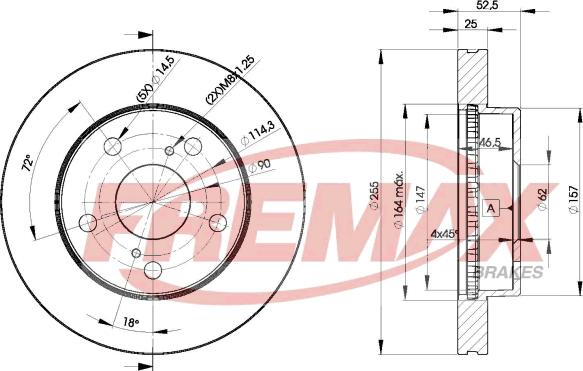FREMAX BD-2806 - Тормозной диск autosila-amz.com