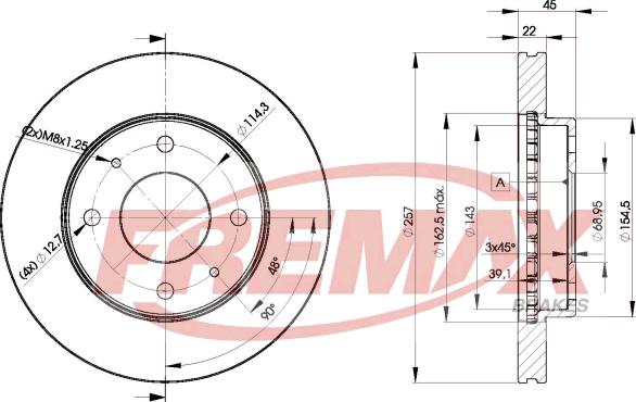 FREMAX BD-2831 - Тормозной диск autosila-amz.com