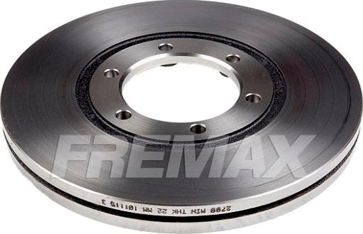 FREMAX BD-2700 - Тормозной диск autosila-amz.com