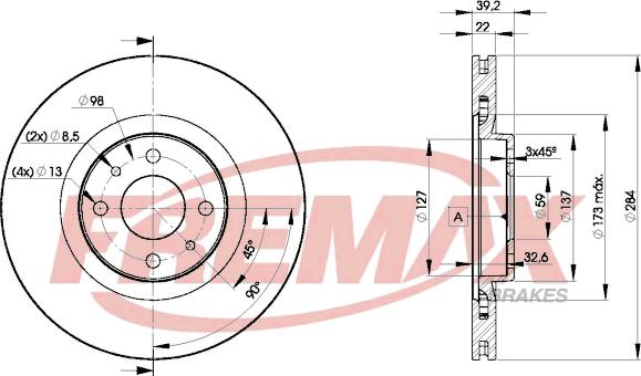 FREMAX BD-7947 - Тормозной диск autosila-amz.com