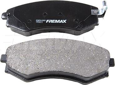 FREMAX FBP-0299 - Тормозные колодки, дисковые, комплект autosila-amz.com