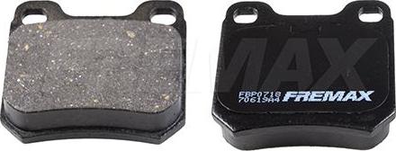 FREMAX FBP-0718 - Тормозные колодки, дисковые, комплект autosila-amz.com