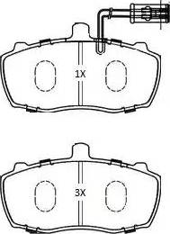 Brake Engineering PA933 - Тормозные колодки, дисковые, комплект autosila-amz.com