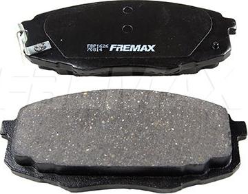 FREMAX FBP-1626 - Тормозные колодки, дисковые, комплект autosila-amz.com