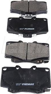 FREMAX FBP-2085 - Тормозные колодки, дисковые, комплект autosila-amz.com