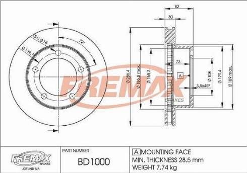 FREMAX FWI-5095 - Сигнализатор, износ тормозных колодок autosila-amz.com