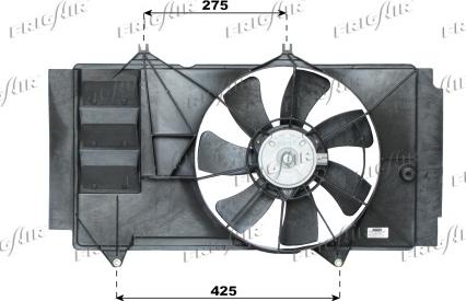 Frigair 0515.1829 - Вентилятор, охлаждение двигателя autosila-amz.com
