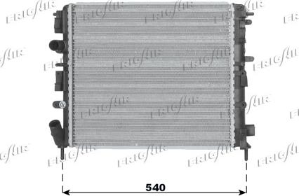 Frigair 0109.3074 - Радиатор, охлаждение двигателя autosila-amz.com