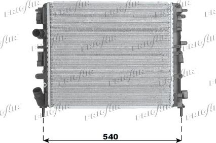 Frigair 0109.3078 - Радиатор, охлаждение двигателя autosila-amz.com