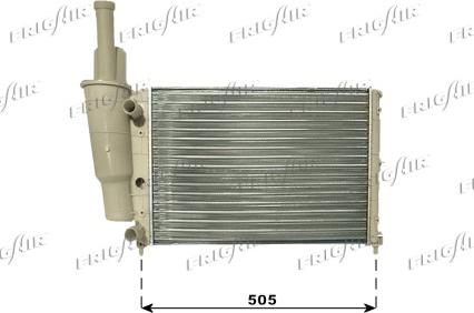 Frigair 0104.3001 - Радиатор, охлаждение двигателя autosila-amz.com