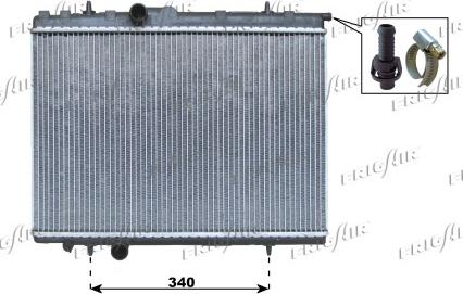 Frigair 0108.3069 - Радиатор, охлаждение двигателя autosila-amz.com