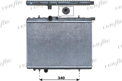 Frigair 0108.3036 - Радиатор, охлаждение двигателя autosila-amz.com