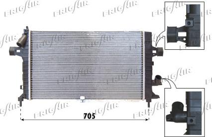 Frigair 0107.3088 - Радиатор, охлаждение двигателя autosila-amz.com