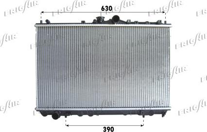 Frigair 0116.3027 - Радиатор, охлаждение двигателя autosila-amz.com