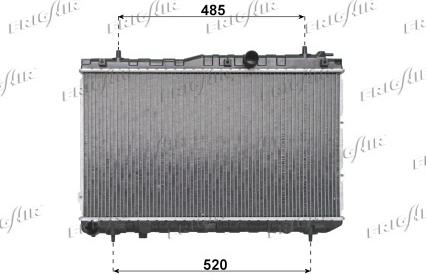 Frigair 0133.3033 - Радиатор, охлаждение двигателя autosila-amz.com