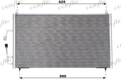 Frigair 0808.3017 - Конденсатор кондиционера autosila-amz.com