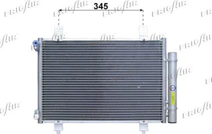 Frigair 0814.2009 - Конденсатор кондиционера autosila-amz.com