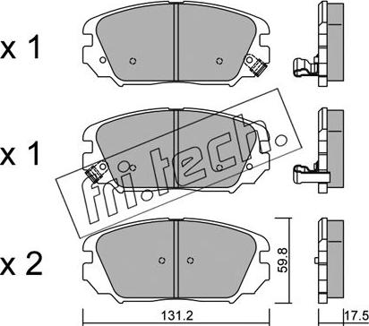 Fri.Tech. 902.0 - Комплектующие, барабанный тормозной механизм autosila-amz.com