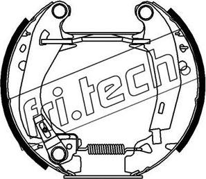 Fri.Tech. 16046 - Комплект тормозных колодок, барабанные autosila-amz.com