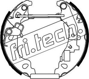 Fri.Tech. 16167 - Комплект тормозных колодок, барабанные autosila-amz.com