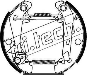 Fri.Tech. 16126 - Комплект тормозных колодок, барабанные autosila-amz.com