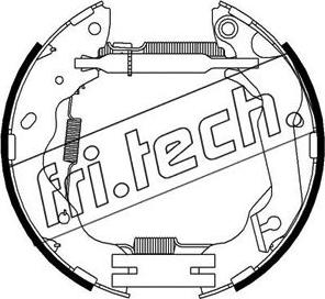 Fri.Tech. 16347 - Комплект тормозных колодок, барабанные autosila-amz.com