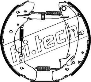 Fri.Tech. 16204 - Комплект тормозных колодок, барабанные autosila-amz.com