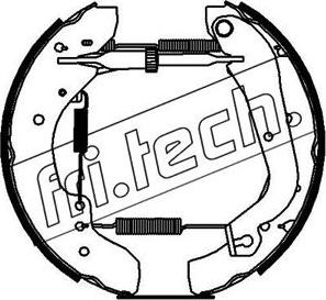 Fri.Tech. 16201 - Комплект тормозных колодок, барабанные autosila-amz.com