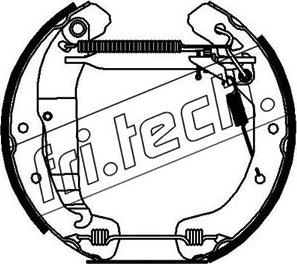 Fri.Tech. 16214 - Комплект тормозных колодок, барабанные autosila-amz.com