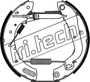 Fri.Tech. 16220 - Комплект тормозных колодок, барабанные autosila-amz.com