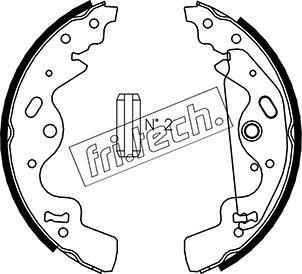 Fri.Tech. 1092.308 - Комплект тормозных колодок, барабанные autosila-amz.com