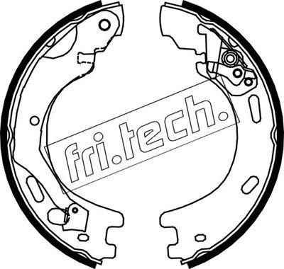 Fri.Tech. 1092.314 - Комплект тормозов, ручник, парковка autosila-amz.com