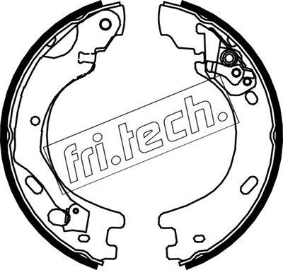 Fri.Tech. 1092.313 - Комплект тормозов, ручник, парковка autosila-amz.com