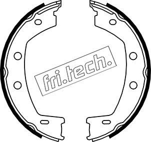 Fri.Tech. 1092.312 - Комплект тормозов, ручник, парковка autosila-amz.com