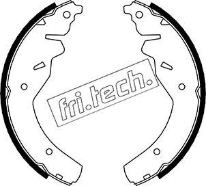 Fri.Tech. 1049.149 - Комплект тормозных колодок, барабанные autosila-amz.com