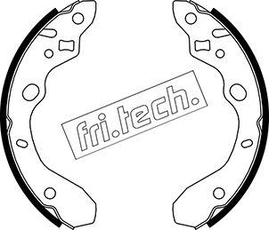 Fri.Tech. 1049.148 - Комплект тормозных колодок, барабанные autosila-amz.com