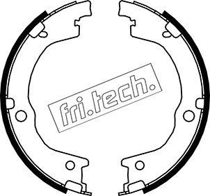 Fri.Tech. 1049.165 - Комплект тормозов, ручник, парковка autosila-amz.com