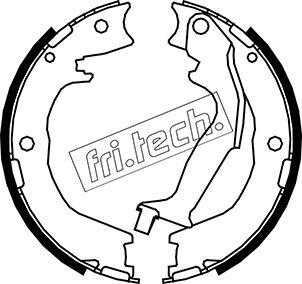 Fri.Tech. 1049.166 - Комплект тормозов, ручник, парковка autosila-amz.com