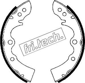 Fri.Tech. 1049.105 - Комплект тормозных колодок, барабанные autosila-amz.com