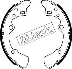 Fri.Tech. 1049.135 - Комплект тормозных колодок, барабанные autosila-amz.com