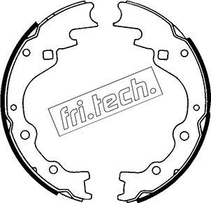 Fri.Tech. 1049.124 - Комплект тормозных колодок, барабанные autosila-amz.com