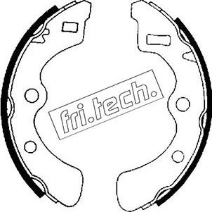 Fri.Tech. 1044.009 - Комплект тормозных колодок, барабанные autosila-amz.com