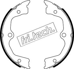 Fri.Tech. 1044.030 - Комплект тормозов, ручник, парковка autosila-amz.com