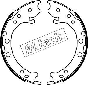 Fri.Tech. 1044.026 - Комплект тормозов, ручник, парковка autosila-amz.com