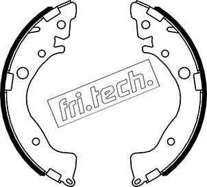 Fri.Tech. 1044.028 - Комплект тормозных колодок, барабанные autosila-amz.com