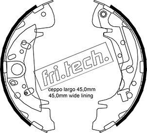 Fri.Tech. 1046.207Y - Комплект тормозных колодок, барабанные autosila-amz.com