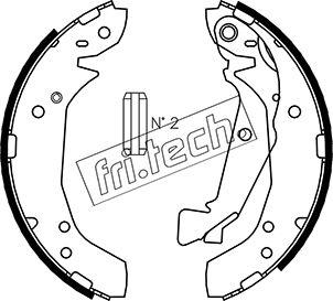 Fri.Tech. 1046.211 - Комплект тормозных колодок, барабанные autosila-amz.com