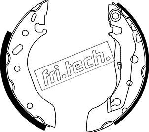 Fri.Tech. 1040.141 - Комплект тормозных колодок, барабанные autosila-amz.com