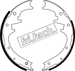 Fri.Tech. 1040.154 - Комплект тормозных колодок, барабанные autosila-amz.com